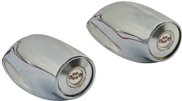 BAGGERNATION - LIGHTNING BULLETS CHROME RED TAIL/BRAKE/TURN SIGNAL - Image 1