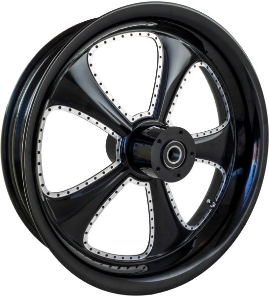 BAGGERNATION - SRT WHEEL AND RAKE KIT HIGH ROLLER BLACK - Image 1