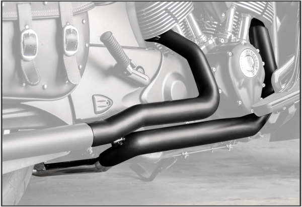 FREEDOM - TRUE-DUAL HEADERS BLACK `14-UP INDIAN EX SCOUT - Image 1