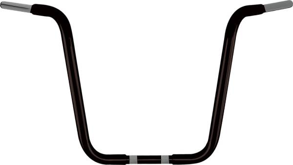 WILD 1 - CHUBBY 12.5" APE HANGER SATIN BLACK - Image 1