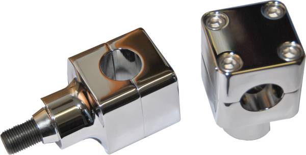 WILD 1 - STUBBY CHUBBY SPRINGER RISERS CHROME - Image 1