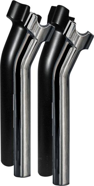 WILD 1 - CHUBBY 9.5" PULLBACK RISERS BLACK - Image 1