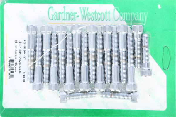 GARDNERWESTCOTT - ROCKER BOX COVER SET CHROME 81-84 SHOVELHEAD - Image 1