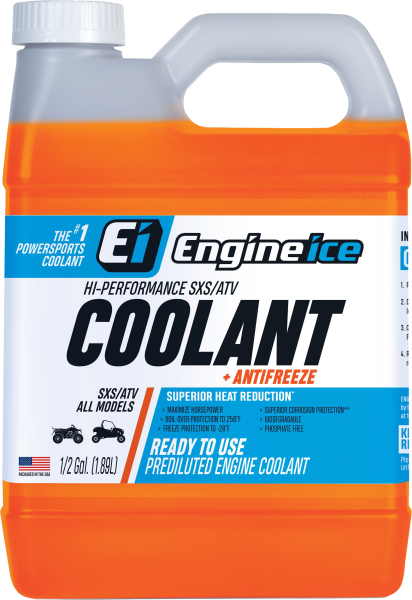 ENGINE ICE - HI-PERFORMANCE SXS/ATV COOLANT + ANTIFREEZE 1/2 GAL - Image 1