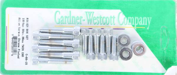 GARDNERWESTCOTT - ROCKER BOX COVER SET CHROME 99-16 TC 88 FXD AND FLHT AND - Image 1