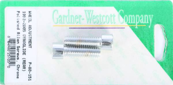 GARDNERWESTCOTT - REAR WHEEL ADJUSTMENT BOLTS 92-06 DYNA MODELS REAR - Image 1