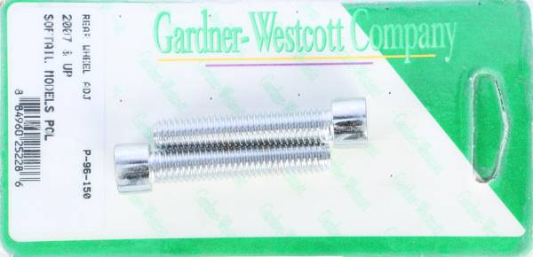 GARDNERWESTCOTT - REAR WHEEL ADJUSTMENT BOLTS 08-17 SOFTAIL MODELS REAR - Image 1