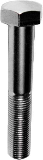 GARDNERWESTCOTT - RISER BOLTS CHROME HEX CAP 1/2-20 X 2 1/2 FINE THREAD - Image 1