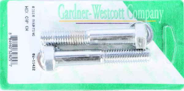 GARDNERWESTCOTT - RISER BOLTS CHROME HEX CAP 1/2-13 X 3 HEX COARSE THREAD - Image 1