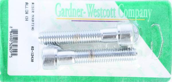 GARDNERWESTCOTT - RISER BOLTS CHROME ALLEN HEAD 1/2-13 X 2 3/4 COARSE THREAD - Image 1