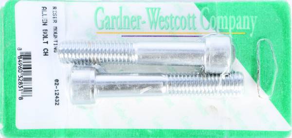 GARDNERWESTCOTT - RISER BOLTS CHROME ALLEN HEAD 1/2-13 X 3 COARSE THREAD - Image 1