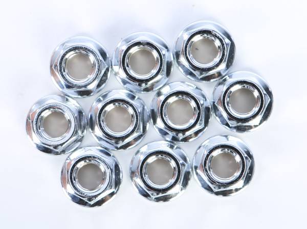 GARDNERWESTCOTT - FLANGE NUT CHROME 10/PK - Image 1