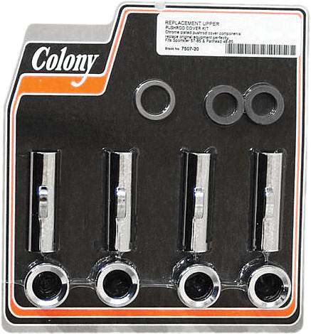 COLONY MACHINE - UPPER PUSHROD COVER KIT OUTER 57-85 XL/48-65 PAN - Image 1