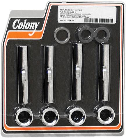 COLONY MACHINE - UPPER PUSHROD COVER KIT OUTER EVO SHOV/40-47 KNUCK - Image 1