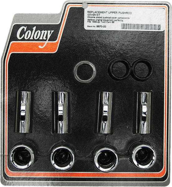 COLONY MACHINE - UPPER PUSHROD COVER KIT OUTER 99-17 TC - Image 1