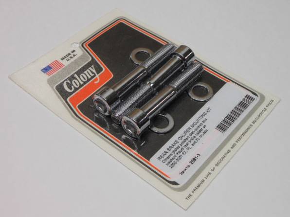 COLONY MACHINE - REAR CALIPER MOUNT KIT XL/FXD/FLST 00-07 - Image 1