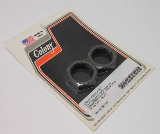 COLONY MACHINE - CRANK PIN NUT SET BIG TWIN 41-53 - Image 1