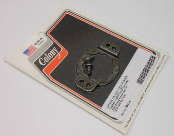 COLONY MACHINE - CRANK PIN LOCK PLATE BIG TWIN 36-40 - Image 1