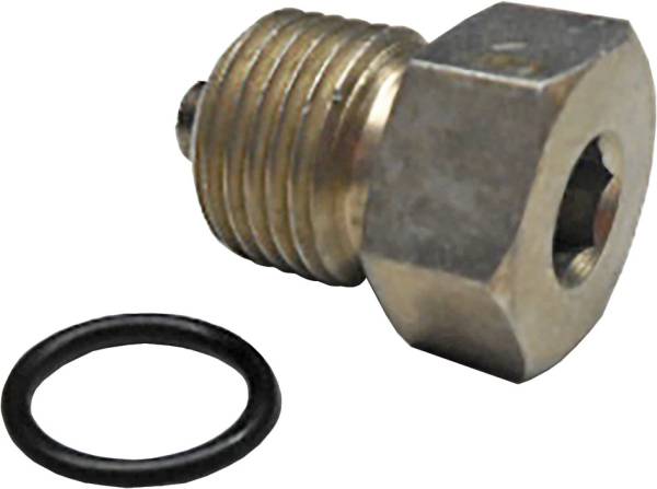 COLONY MACHINE - TRANS DRAIN PLUG ZINC OVERSIZE BIG TWIN 00-UP 9/16-18 THREAD - Image 1