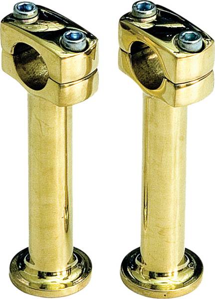 PAUGHCO - POST STYLE RISERS BRASS 5" - Image 1