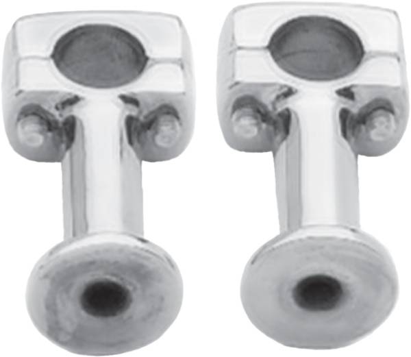 PAUGHCO - POST STYLE RISERS CHROME 3" - Image 1