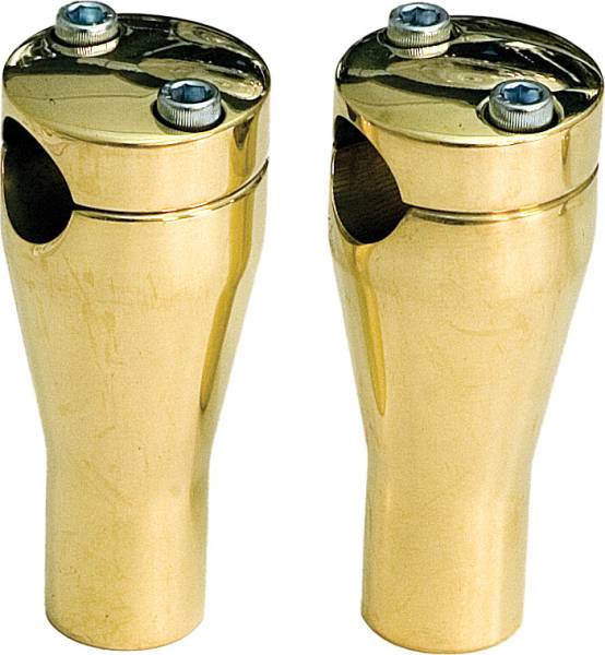 PAUGHCO - GLIDE STYLE RISERS BRASS 4" - Image 1