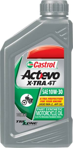 CASTROL - ACT-EVO X-TRA 4T SYNTHETIC BLE ND 20W-50 1GAL - Image 1