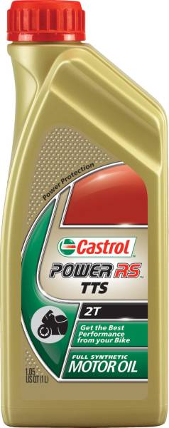 CASTROL - POWER RS TTS 2T SYNTHETIC OIL 1L - Image 1