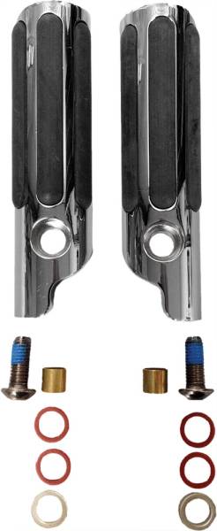 LINDBY - CLAMP-ON PEGS CHR W/ RUBBER STRIPS - Image 1