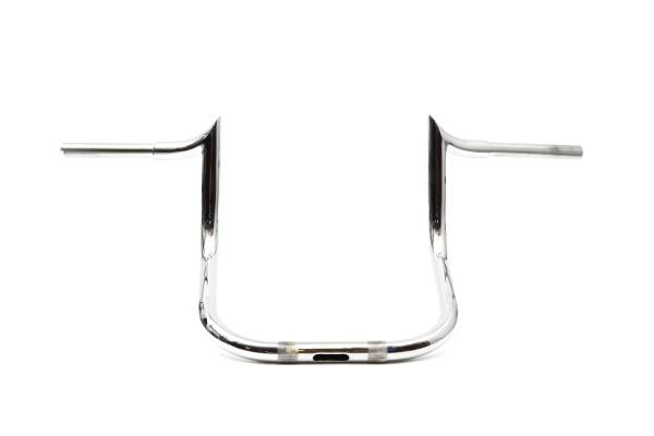 TORCH IND. - 12" POINTED TOP BAR CHIEFTAIN ROADMASTER CHROME - Image 1