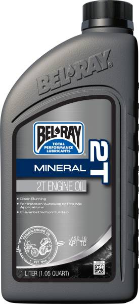 BEL-RAY - 2T MINERAL ENGINE OIL 1L - Image 1