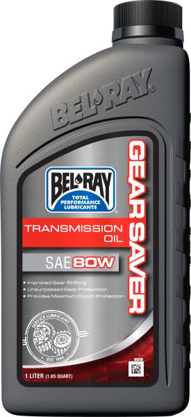 BEL-RAY - GEAR SAVER TRANSMISSION OIL 80W 1L - Image 1