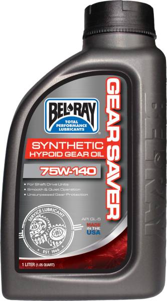 BEL-RAY - GEAR SAVER HYPOID SYNTHETIC OIL 75W-140 1L - Image 1