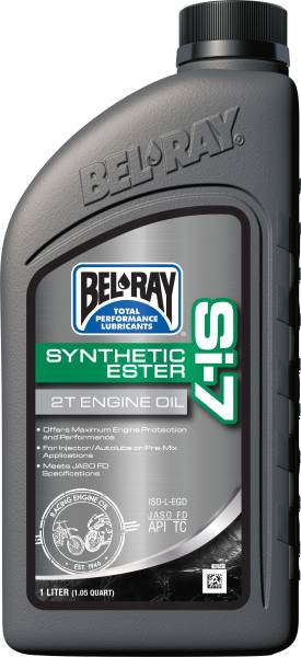 BEL-RAY - SI-7 FULL SYNTHETIC 2T ENGINE OIL 1L - Image 1