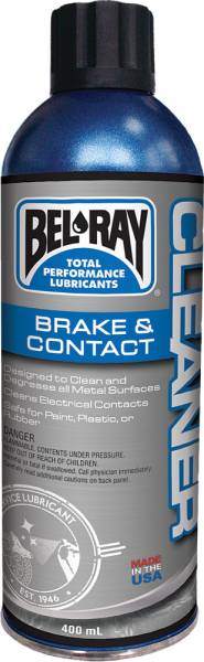 BEL-RAY - BRAKE & CONTACT CLEANER 400ML AEROSOL - Image 1