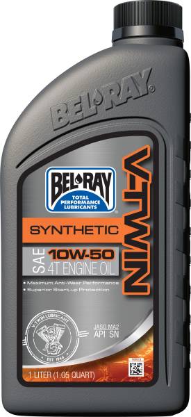 BEL-RAY - V-TWIN SYNTHETIC ENGINE OIL 10W-50 1L - Image 1