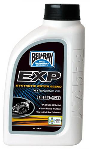 BEL-RAY - EXP SYNTHETIC ESTER BLEND 4T ENGINE OIL 15W-50 1L - Image 1