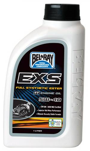 BEL-RAY - EXS FULL SYNTHETIC ESTER 4T ENGINE OIL 5W-40 1L - Image 1