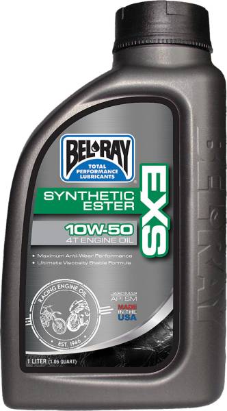 BEL-RAY - EXS FULL SYNTHETIC ESTER 4T ENGINE OIL 10W-50 1L - Image 1