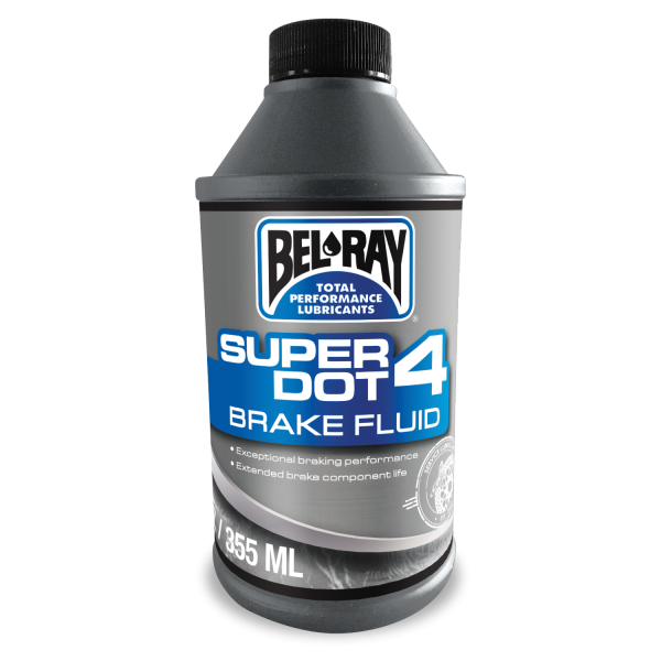 BEL-RAY - SUPER DOT 4 BRAKE FLUID 355ML - Image 1