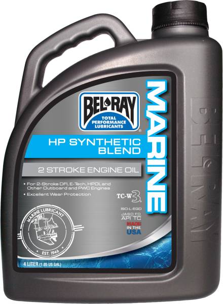 BEL-RAY - MARINE RACING 2-STROKE ENGINE OIL 4L - Image 1