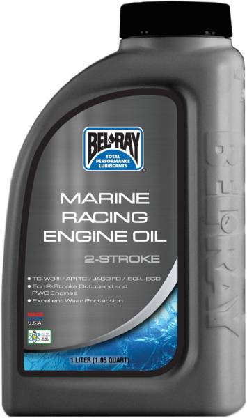 BEL-RAY - MARINE RACING 2-STROKE ENGINE OIL 1L - Image 1