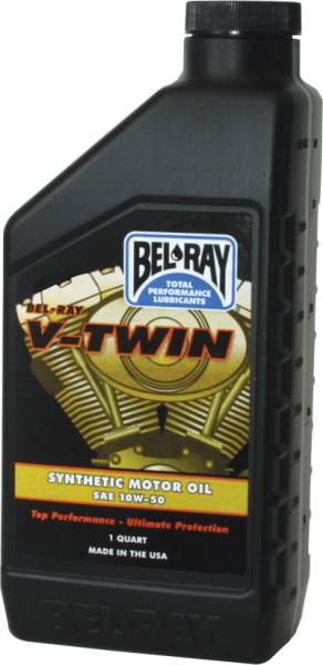 BEL-RAY - V-TWIN SYNTHETIC MOTOR OIL 10W-50 1QT - Image 1