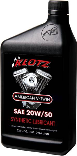 KLOTZ - SYNTHETIC LUBRICANT 20W-50 1QT - Image 1