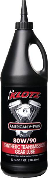 KLOTZ - AMERICAN V-TWIN TRANSMISSION LUBRICANT 80W-90 32 FL. OZ - Image 1