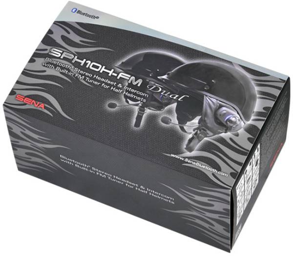 SENA - SPH10H-FM W/BUILT-IN FM TUNER FOR HALF HELMETS DUAL PACK - Image 1