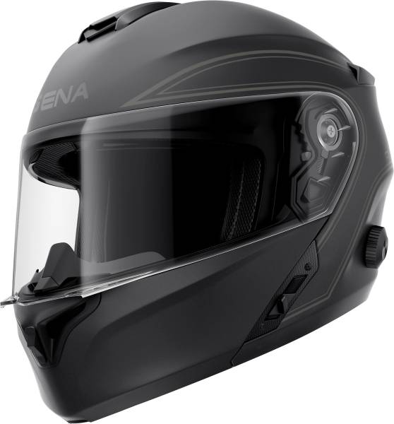 SENA - OUTRUSH FLIP-UP BT HELMET MATTE BLACK 2X - Image 1