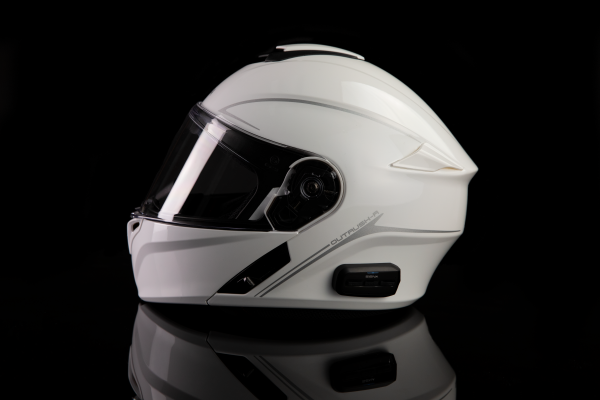 SENA - OUTRUSH R FLIP-UP HELMET GLOSSY WHITE 2X - Image 1