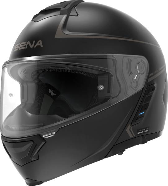 SENA - IMPULSE FLIP UP HELMET MATTE BLACK 2X - Image 1