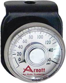 ARNOTT - PRESSURE GAUGE & BRACKET BLACK - Image 1